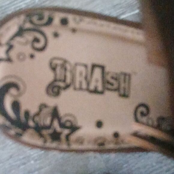 Drash brown peep toe open back ankle boots  Sz 9.5  EUC - Picture 6 of 6